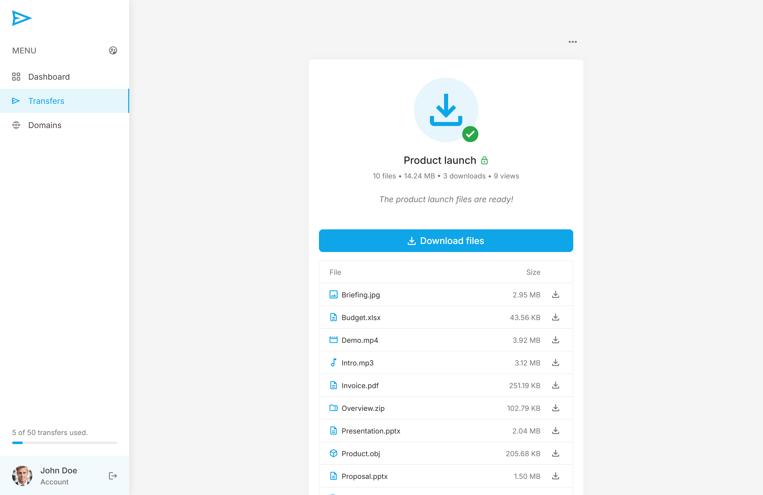 phpTransfer transfer