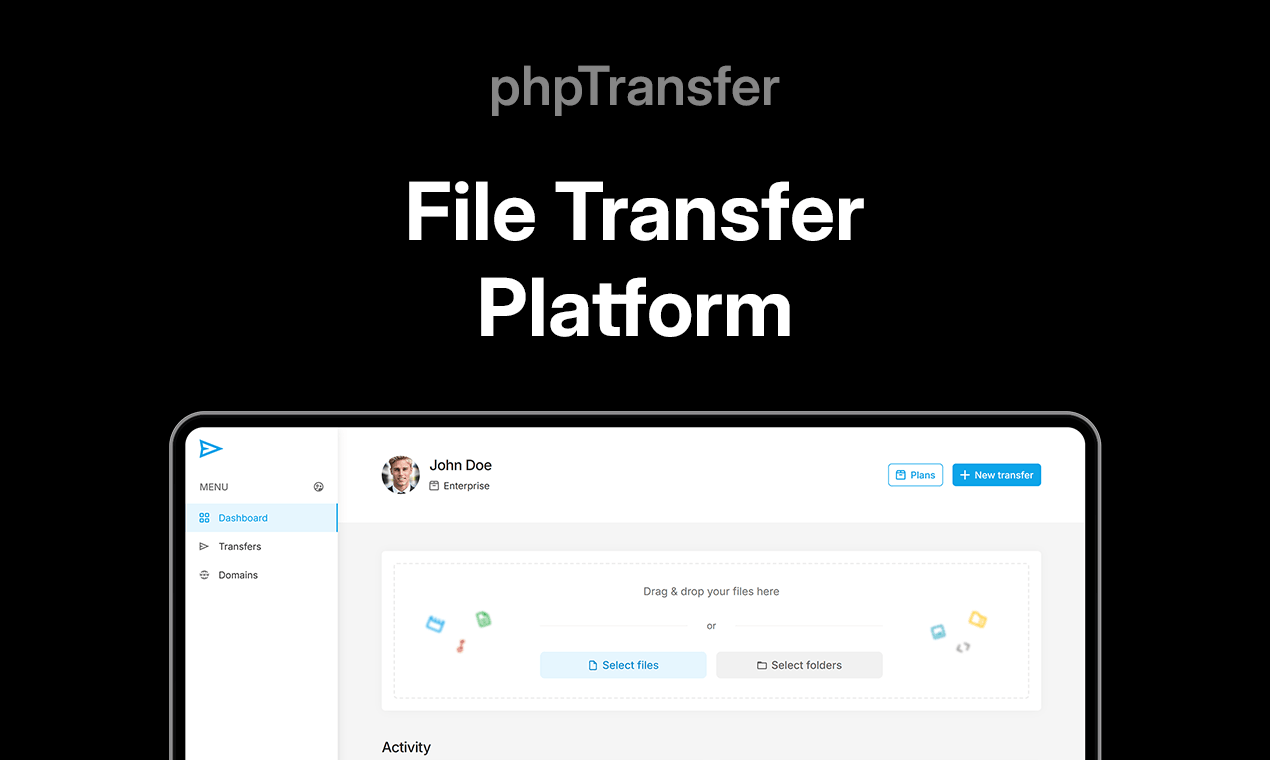 Transfer Script Pad phpTransfer - File Transfer PHP Script - Lunatio